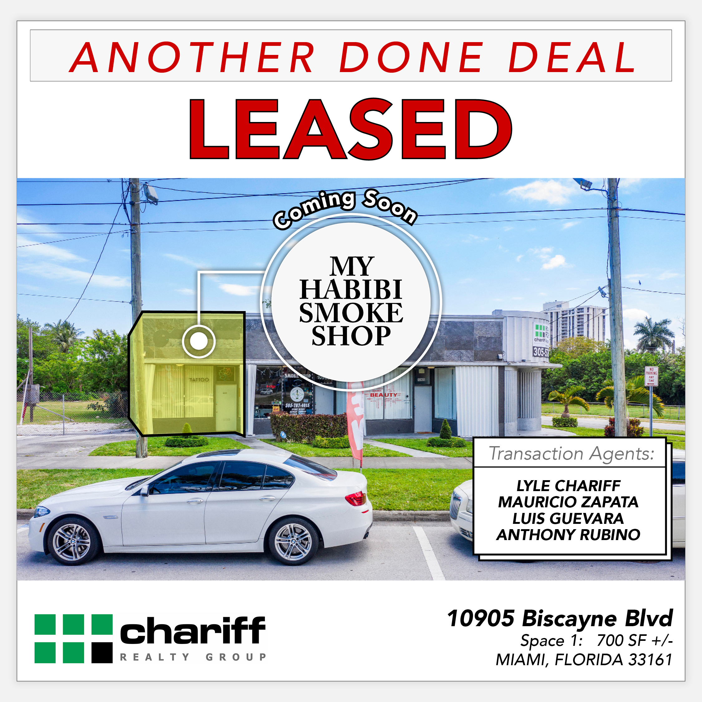 10905 Biscayne Blvd - Another Done Deal-Sold-North Miami - Miami-Florida -33161 -Chariff Realty Group