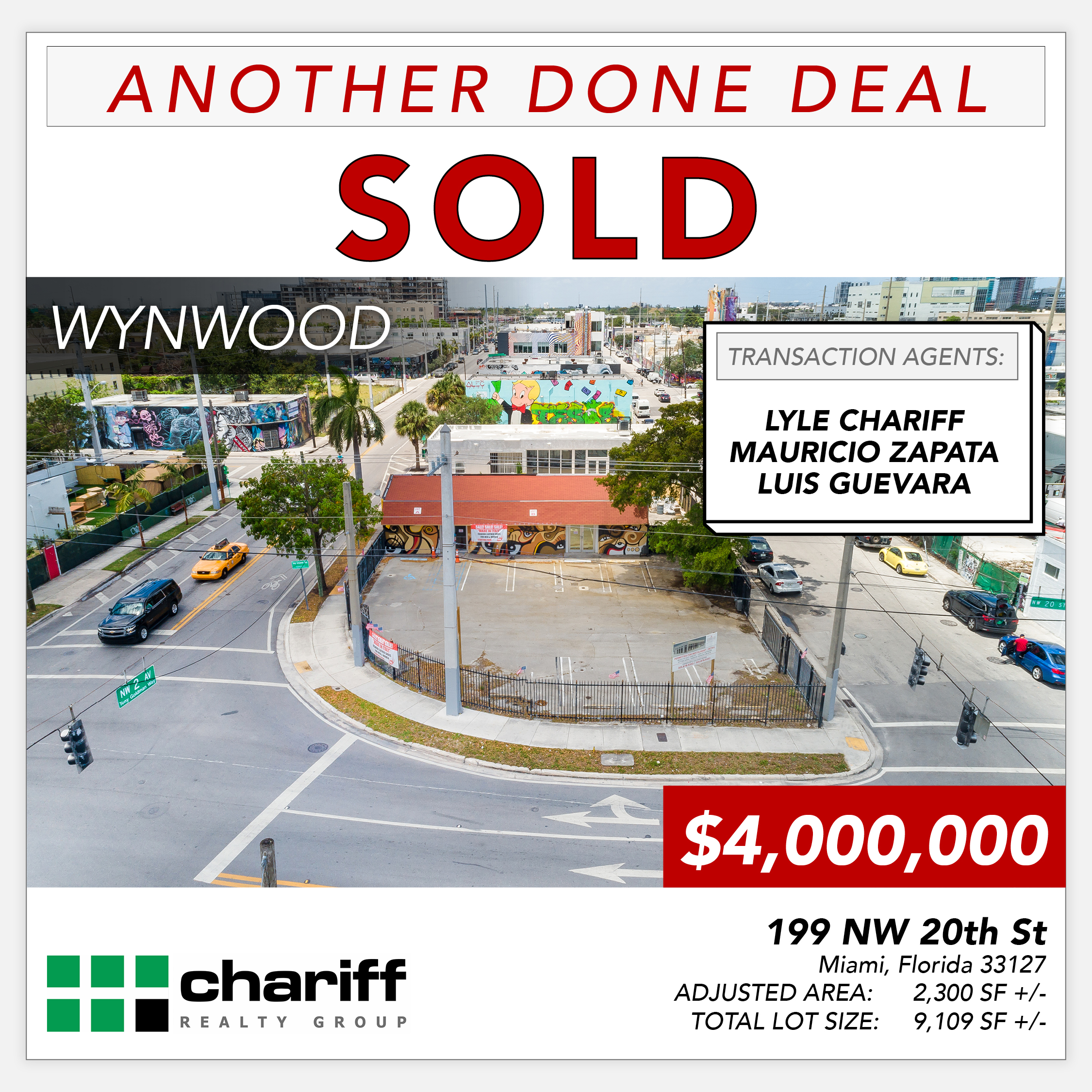 199 NW 20th St - Another Done Deal-Sold-Wynwood-Miami-Florida-33127-Chariff Realty Group