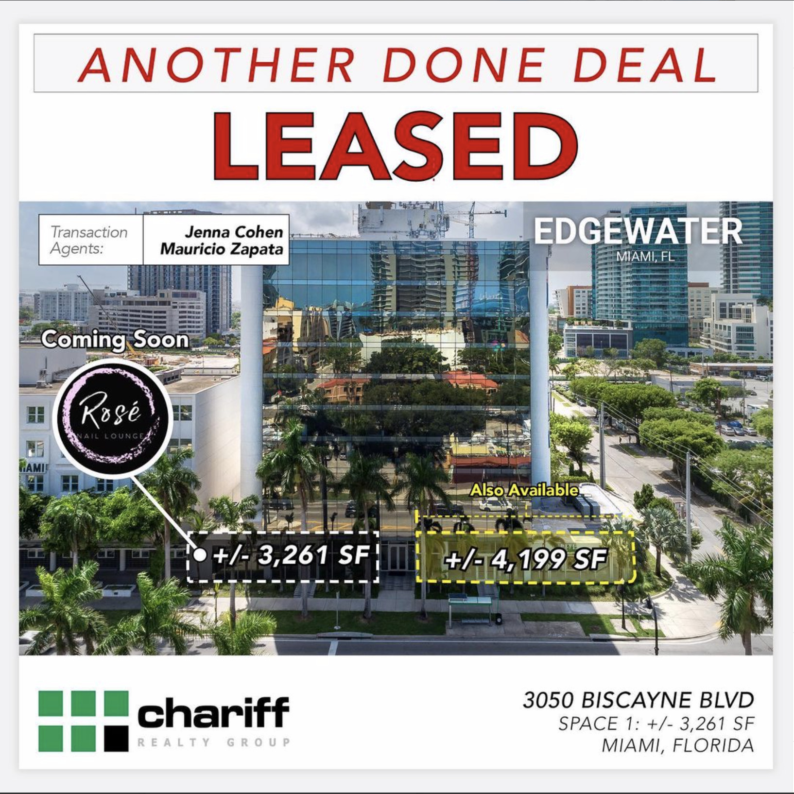 anotherdonedeal-leased-3050 biscayne blvd - Retail 1 - Edgewater - Miami - Florida 33137 - Chariff Realty Group