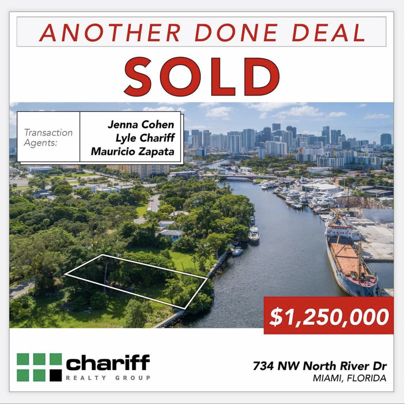 734 NW North River Dr - Miami, Florida, Another Done Deal Sold - Chariff Realty Group
