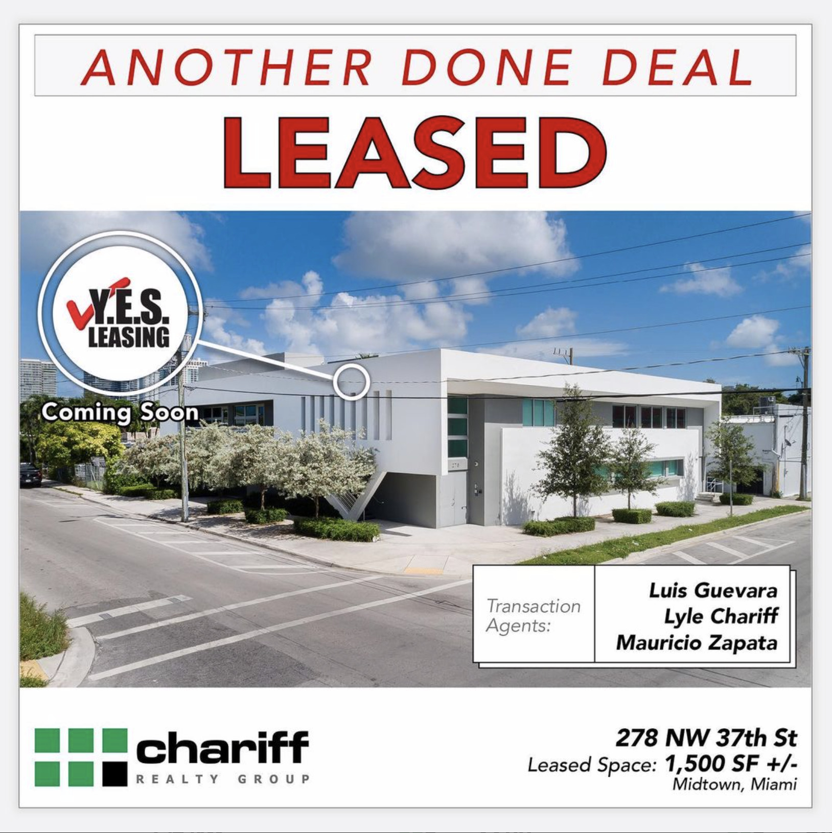278 NW 37th St - Midtown Miami, Florida, Another Done Deal Sold - Chariff Realty Group