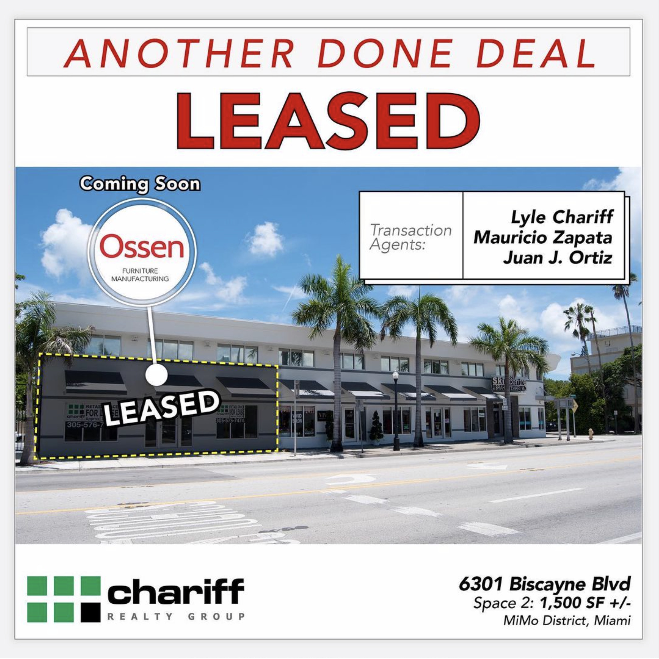 6399 Biscayne Blvd - Another Done Deal - Leased - Mimo District - Miami Florida