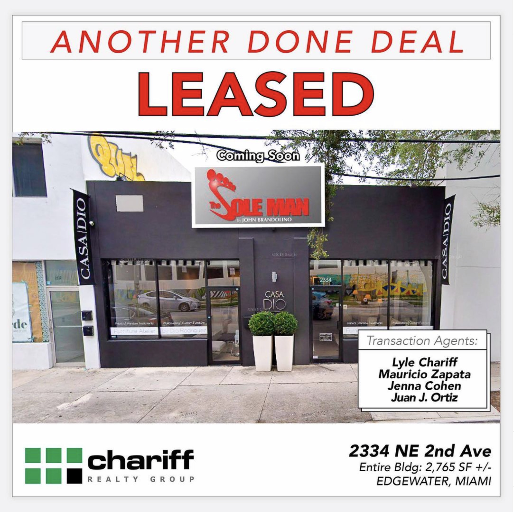 2334 NE 2nd Ave - Another Done Deal - Leased - Edgewater - Miami-Florida-33137-Chariff Realty Group