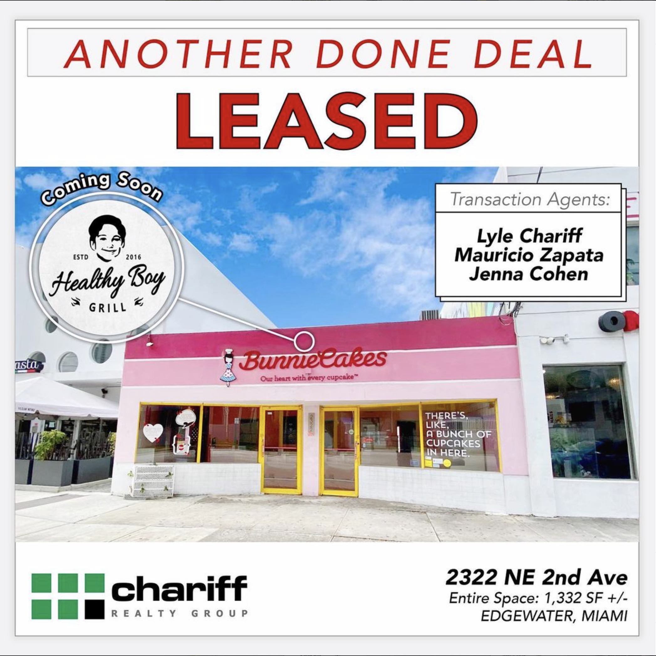 2322 NE 2nd Ave - Another Done Deal - Leased - Edgewater - Miami-Florida-33137-Chariff Realty Group