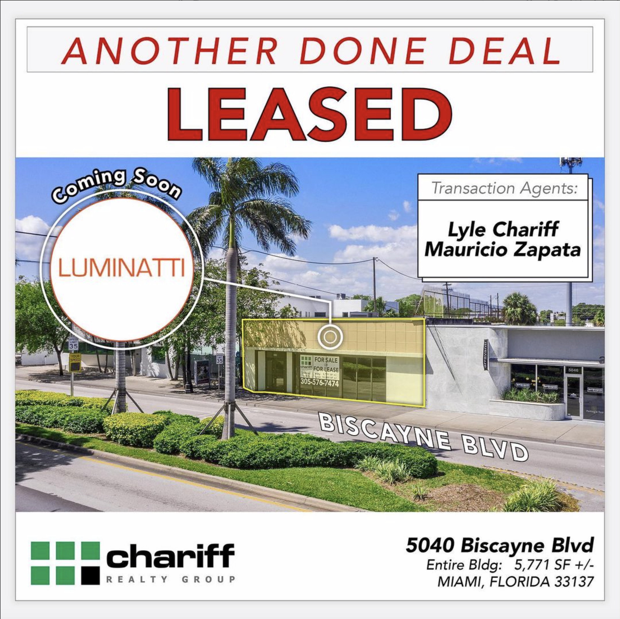 5040 Biscayne Blvd - Another Done Deal Leased - Chariff Realty Group