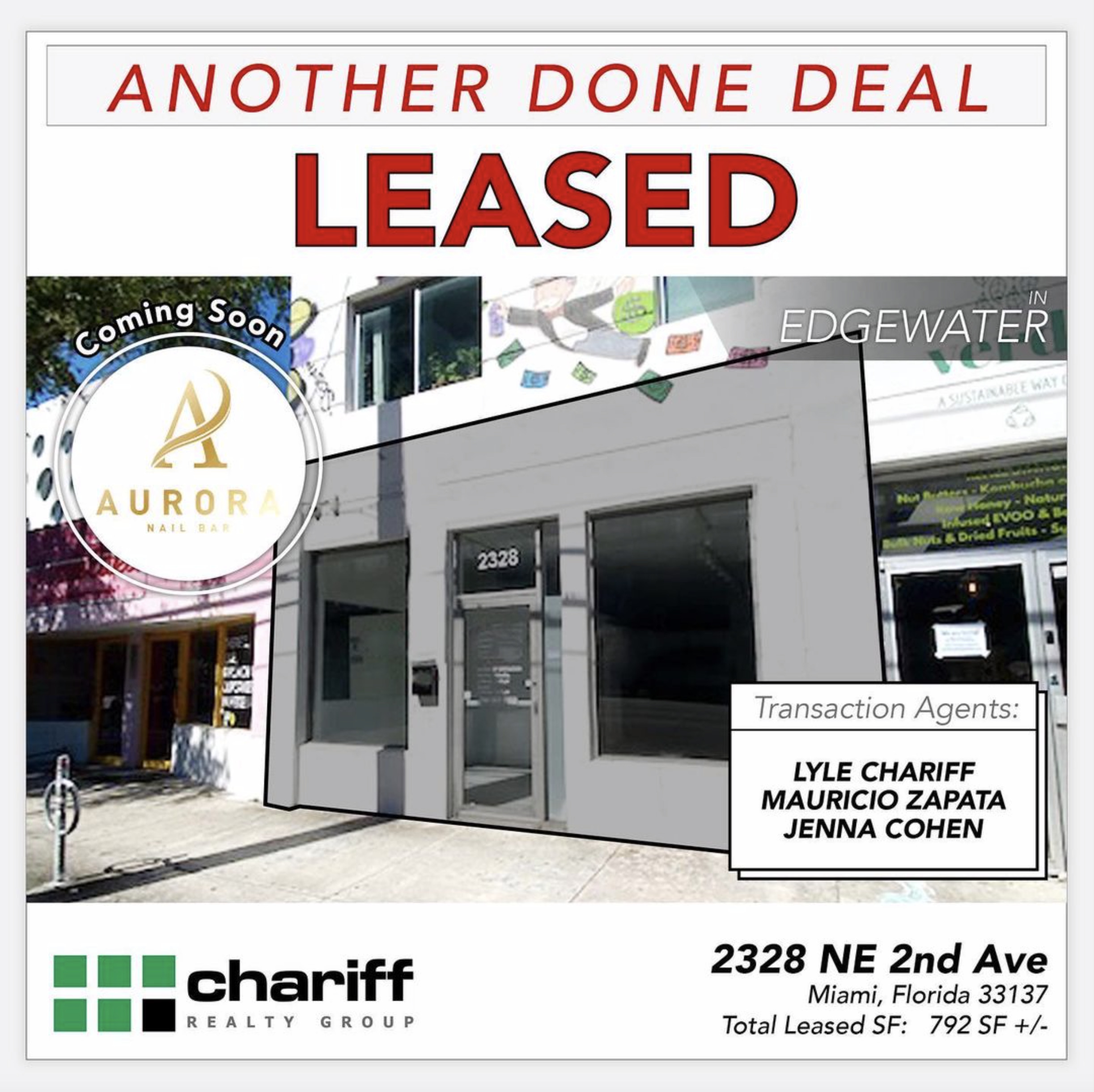 2328 NE 2nd Ave - Another Done Deal - Leased - Edgewater - Miami-Florida-33137-Chariff Realty Group