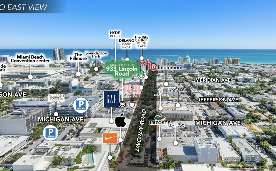 933 Lincoln Road, Miami Beach, FL 33139, ,Retail,For Lease,The Sterling Bldg.,Lincoln Road ,1262