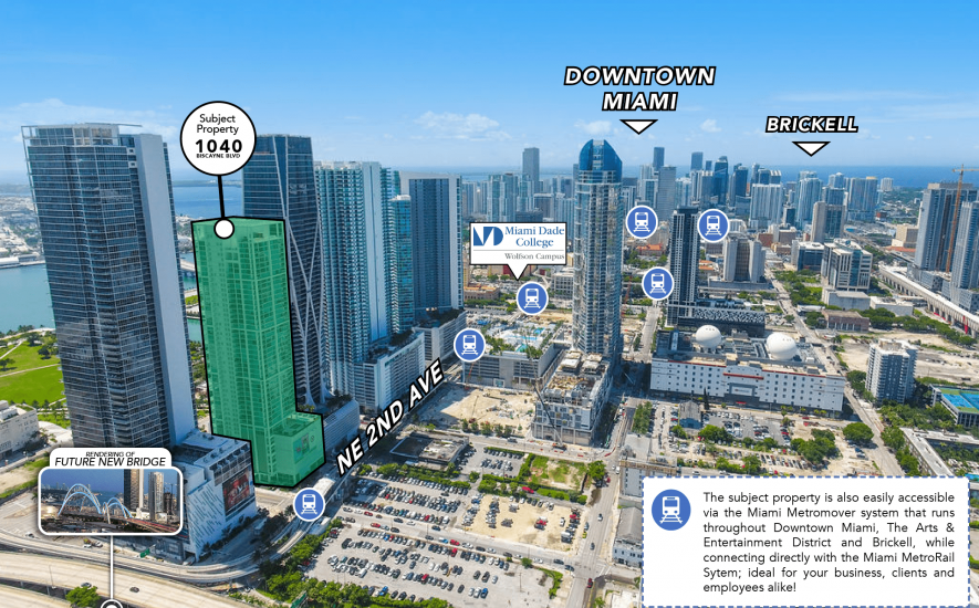 Chariff Realty Group is proud to present for sale: 1040 Biscayne Blvd - Retail Portfolio. Located at Ten Museum Park, in the heart of Downtown Miami.