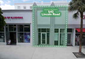 540 Lincoln Road, Miami Beach, FL 33139, ,Retail,For Lease,Lincoln Road ,1306