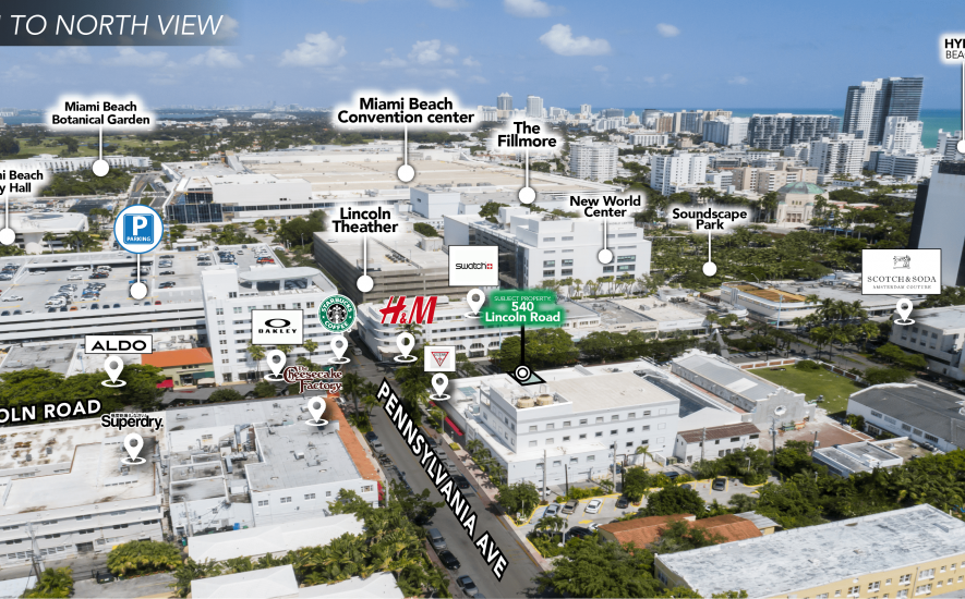 540 Lincoln Road, Miami Beach, FL 33139, ,Retail,For Lease,Lincoln Road ,1306