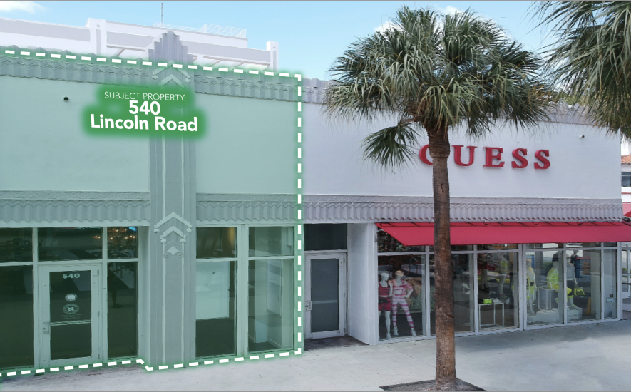 540 Lincoln Road, Miami Beach, FL 33139, ,Retail,For Lease,Lincoln Road ,1306