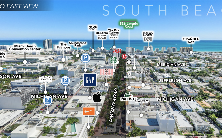 536 Lincoln Road, Miami Beach, FL 33139, ,Retail,For Lease,Lincoln Road ,1347